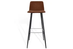 Barhocker Maverick Stoff braun H 106 cm
