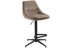 Barhocker Mingus Stoff taupe