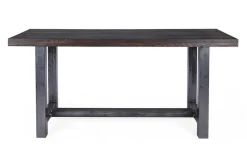 Bartisch astige Eiche Massivholz gerade Kante 230*85*108 cm
