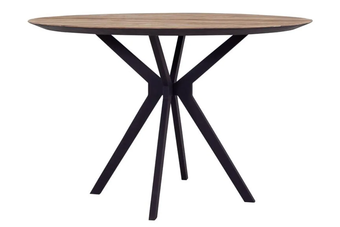 Bartisch Metropole Teak Metall D 140 cm