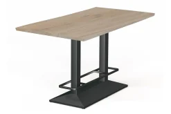 Bartisch Toulon Double Eiche schweizer Kante