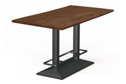 Bartisch Toulon Double Eiche schweizer Kante