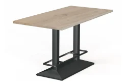 Bartisch Toulon Double Eiche gerade Kante