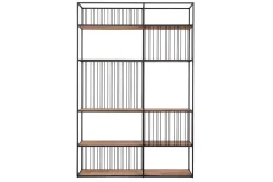 Bücherregal Barra Teak-Metall B 140 cm