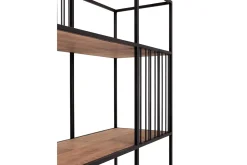 Bücherregal Barra Teak-Metall B 95 cm