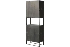 Bücherregal Vintage grau