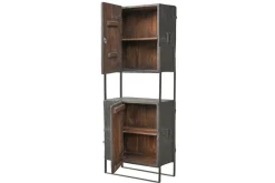 Bücherregal Vintage grau