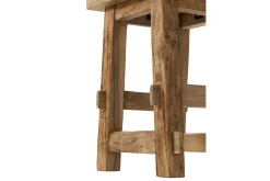 Beisteller Easy Teakholz rund