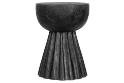 Beisteller Trophy Massivholz schwarz