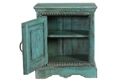 Beistellschrank Vintage blau