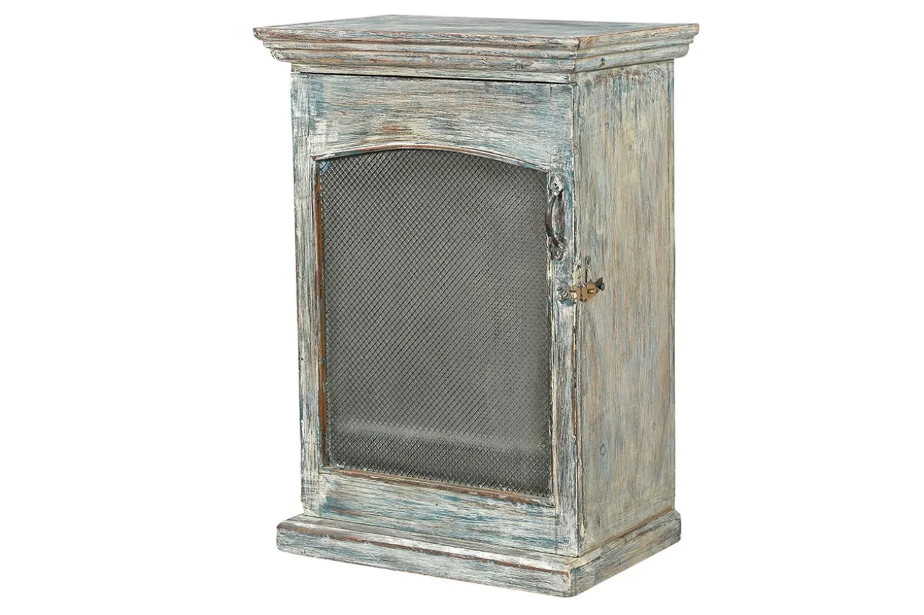 Beistellschrank Vintage blau