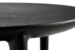 Beistelltisch Bok Eiche schwarz