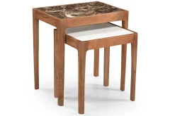 Beistelltisch 2er-Set Gats Marmor