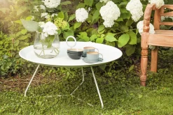 Beistelltisch Eyelet weiss D 60 cm