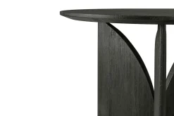 Beistelltisch Fin Teak schwarz