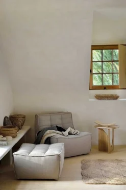 Beistelltisch Geometric Eiche natur