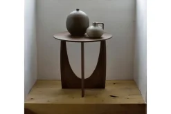 Beistelltisch Geometric Teak natur