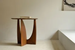 Beistelltisch Geometric Teak natur