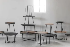 Beistelltisch Highlight Teak natur rund D 40 cm