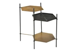 Beistelltisch Industrial Metall Marmor H 61cm