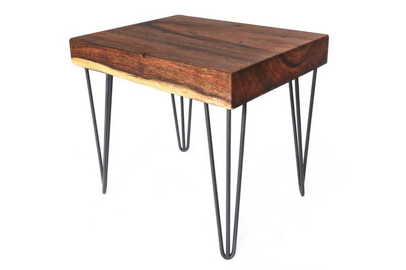 Beistelltisch Massivholz Suar ca 60*40 cm