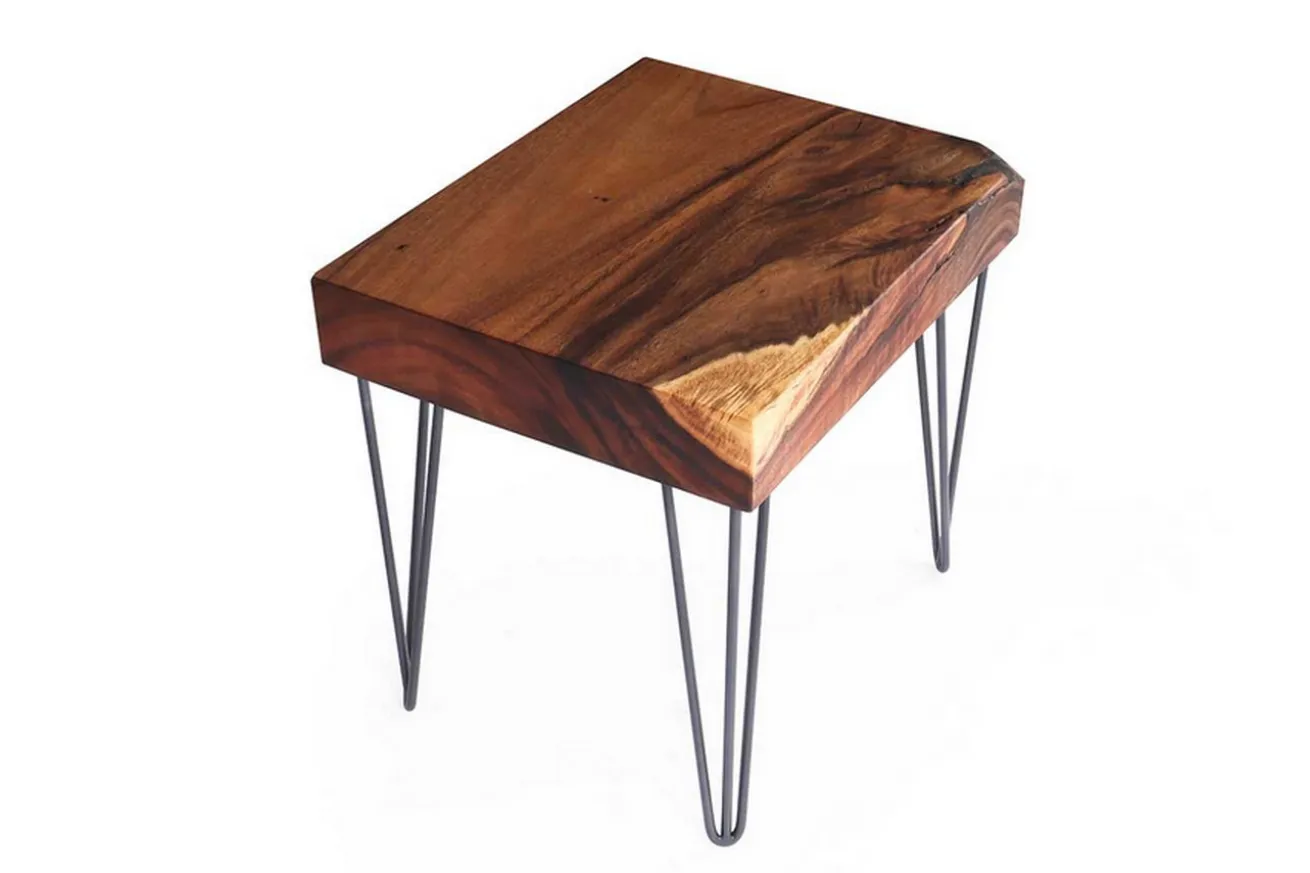 Beistelltisch Massivholz Suar ca 60*40 cm