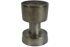 Beistelltisch Metall rund grau D 34 cm