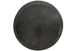 Beistelltisch Metall rund grau D 34 cm