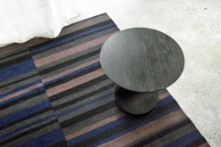 Beistelltisch Oblic Teak schwarz