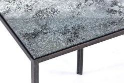 Beistelltisch Patchwork Heavy Aged Mirror silber 31*31*41cm