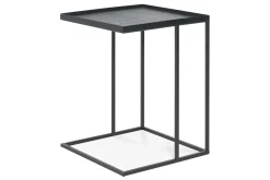 Beistelltisch schwarz 39x39 cm