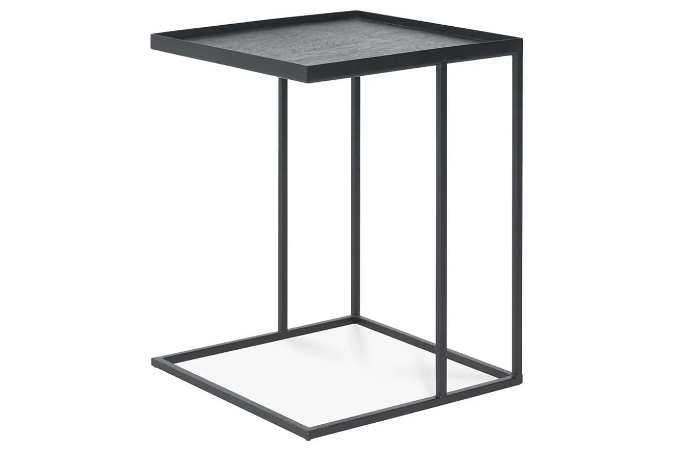 Beistelltisch schwarz 39x39 cm