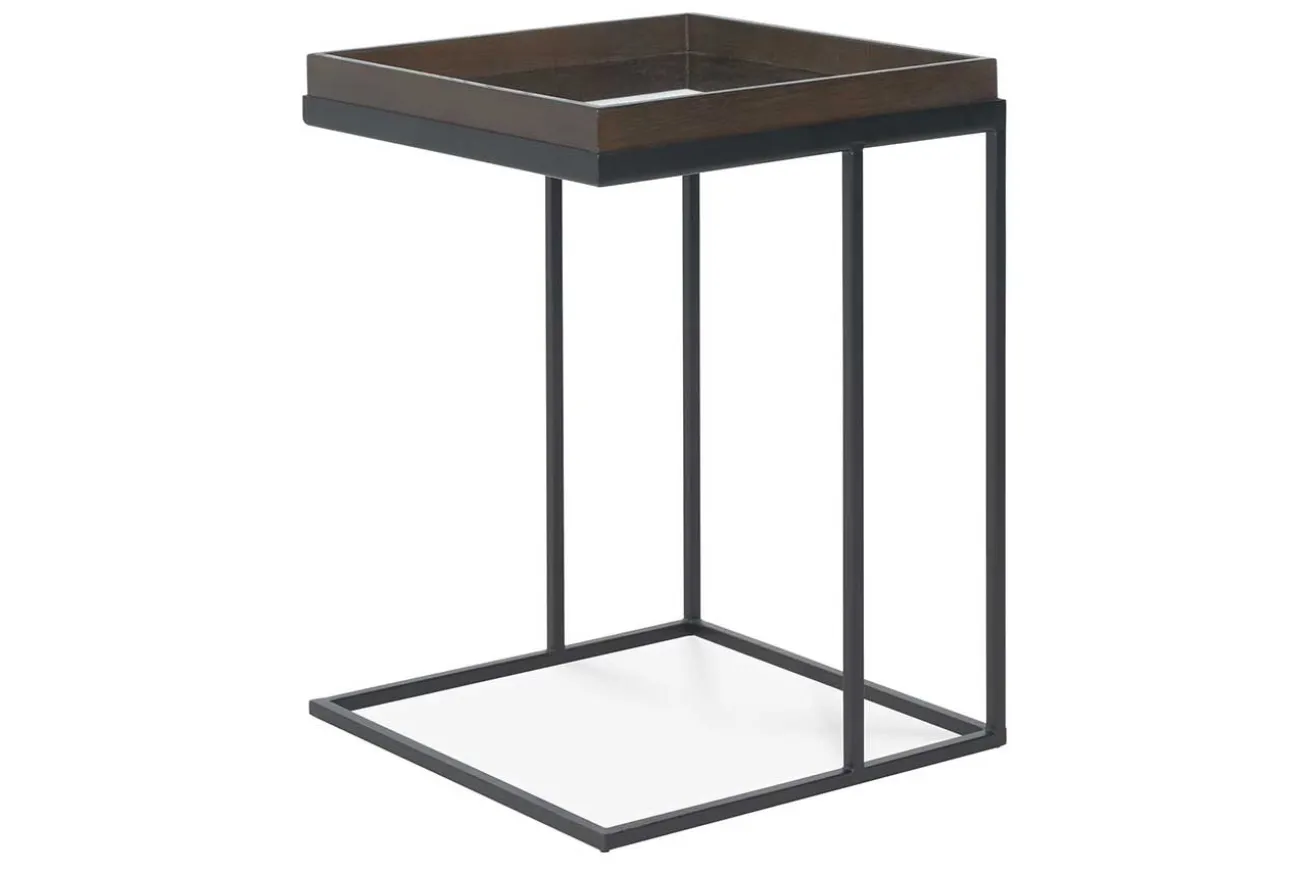 Beistelltisch schwarz 39x39 cm
