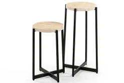 Beistelltisch Set Gats Travertin natur