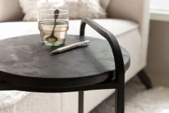 Beistelltisch Soho Mortex schwarz D 35 cm