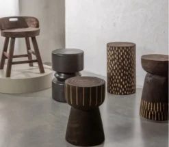 Beistelltisch Tuve MDF Holz dunkelbraun