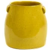 Übertopf gelb gross D 25 cm