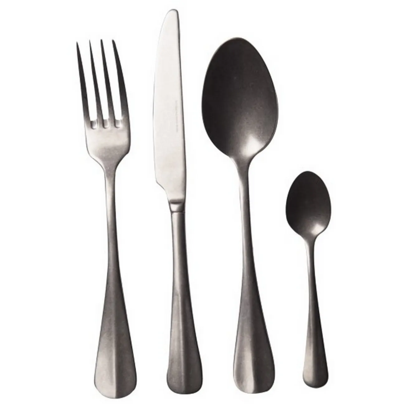 Besteckset Vintage antiksilber 16 tlg