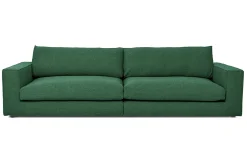 Big Sofa Venezia Stoff dunkelgrün
