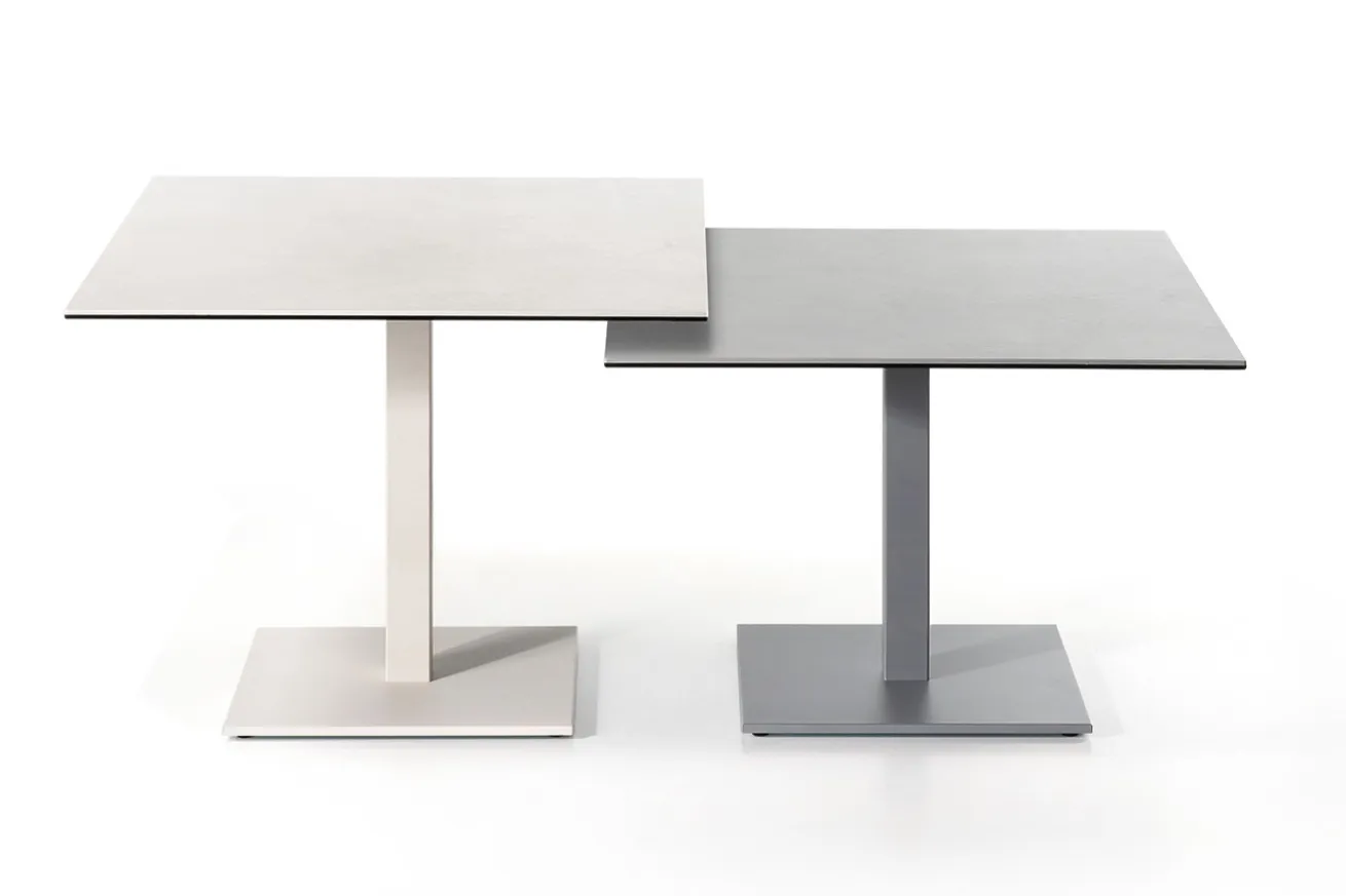 Bistrotisch Dario Keramik grau H 75 cm