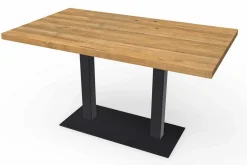 Bistrotisch Eiche gerade 120