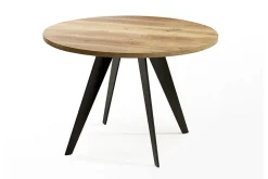 Bistrotisch Eiche massiv rund 70 cm