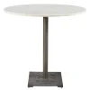 Bistrotisch Marmor weiss rund D 81