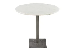 Bistrotisch Marmor weiss rund D 81