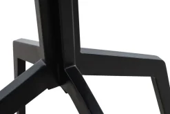 Bistrotisch Razor rund mit Marmorplatte schwarz 80