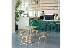 Bistrotisch Torsion Eiche natur B 70 cm