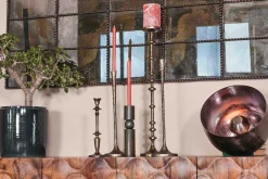 Blumentopf Keramik blaugrau D 30 cm