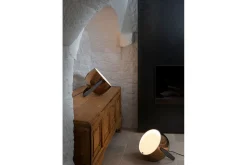 Bodenleuchte Bag glatt bronze groß