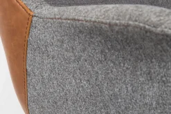 Bürostuhl Doulton Stoff grau