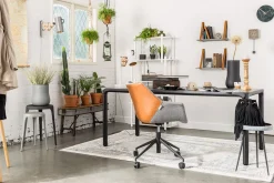 Bürostuhl Doulton Stoff grau